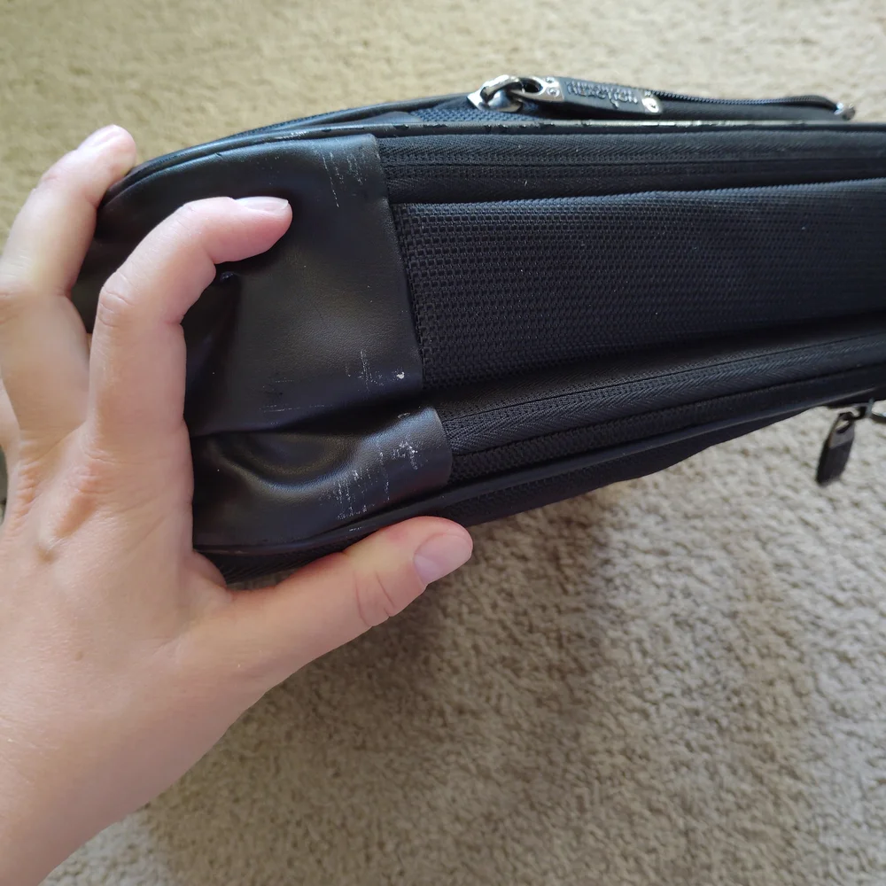 Kenneth Cole Black Laptop Bag